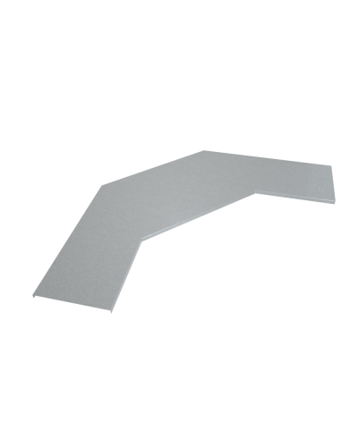 Крышка лестничного горизонтального угла 90 гр. 500 мм INOX304 КМ-Профиль (KLGL90-500 INOX304) в Балашихе Аксессуары для лотков Pintop.ru