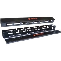 Органайзер кабельный 19" с крышкой, 1U LANMASTER (LAN-ORG/CV-1U)