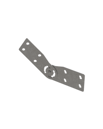 Комплект шарнирных соединителей для лестничного лотка H100 s:1,2 мм N КМ-профиль (LSH3 N) в Балашихе Аксессуары для лотков Pintop.ru