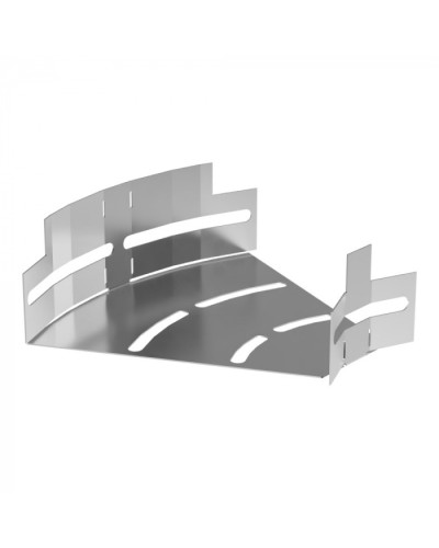 Угол горизонтальный изменяемый 0-45 градусов Стандарт INOX (AISI 304) 150х50 Промрукав (PR16.3587) в Балашихе Аксессуары для лотков Pintop.ru