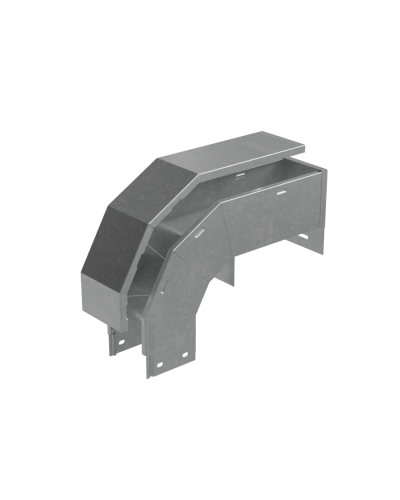 Т-ответвитель крышка верт. вниз 100х500х300 мм ПЛЮС HD85 КМ-профиль (OKTDplus100-500-300 HD85) в Балашихе Аксессуары для лотков Pintop.ru