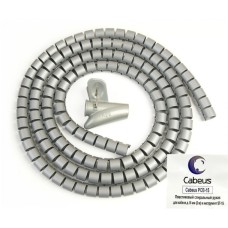 Рукав спиральный пластиковый для кабеля д.15 мм (2 м) и инструмент ST-15 Cabeus PCB-15