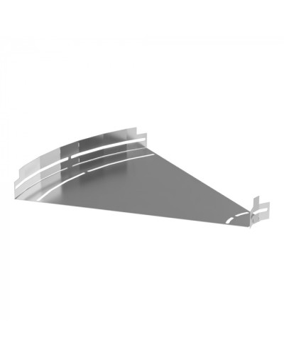 Угол горизонтальный изменяемый 0-45 градусов Стандарт INOX (AISI 304) 500х50 Промрукав (PR16.3599) в Балашихе Аксессуары для лотков Pintop.ru