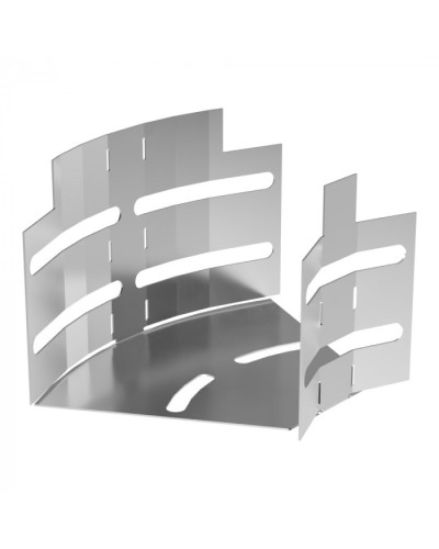 Угол горизонтальный изменяемый 0-45 градусов Стандарт INOX (AISI 304) 100х80 Промрукав (PR16.3585) в Балашихе Аксессуары для лотков Pintop.ru