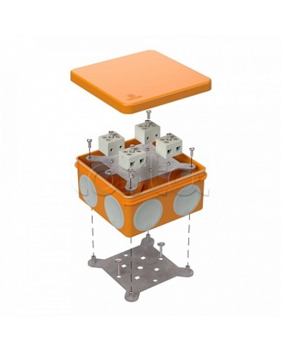 Коробка огнестойкая для о/п двухкомпонентная 60-0300-FR2.5-8 Е15-Е120 100х100х50 Промрукав (60-0300-FR2.5-8) в Балашихе Огнестойкие кабельные линии Pintop.ru