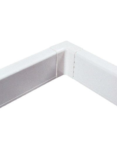 Угол внутренний для плинтусного короба 100х40 мм белый DKC AIR10042 в Балашихе Аксессуары для кабель-канала Pintop.ru