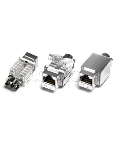 Модуль Keystone Jack серии KJNE, RJ-45 (8P8C), категория 5e, 110 IDC Hyperline KJNE-8P8C-C5e-90-SH-F-WH в Балашихе Модули Keystone Pintop.ru