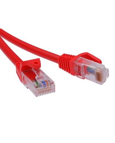 Патч-корд неэкранированный CAT6 U/UTP 4х2, LSZH, красный, 1.5м DKC RN6UU4515RD в Балашихе Патчкорды (медные) Pintop.ru