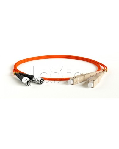 Патч-корд оптический LANMASTER LAN-SC-FC/OM3-1.0 в Балашихе Патч-корды и пигтейлы Pintop.ru