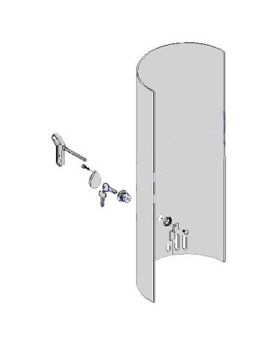 Крышка с замком разблокировки CAT-X Came 119RIX012 в Балашихе Запчасти для шлагбаумов и автоматики Pintop.ru