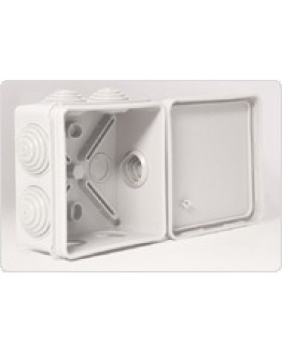 Коробка распаячная 80х80х40, серый (105 шт/уп) Промрукав 40-0210 в Балашихе Распределительные коробки Pintop.ru