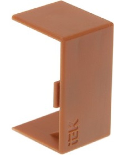 ELECOR Соединитель на стык КМС 25х16 дуб (4шт/компл) IEK (EL-KK10D-S-025-016-K11) в Балашихе Аксессуары для кабель-канала Pintop.ru