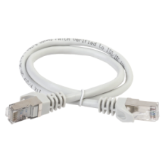 ITK Коммутационный шнур (патч-корд), кат.5Е FTP, 1,5м, белый (PC08-C5EF-1M5)