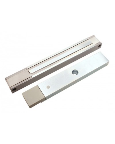 Электромагнитный замок с датчиком состояния двери ALeko ALM-200P (24В серый) в Балашихе Электромагнитные замки Pintop.ru