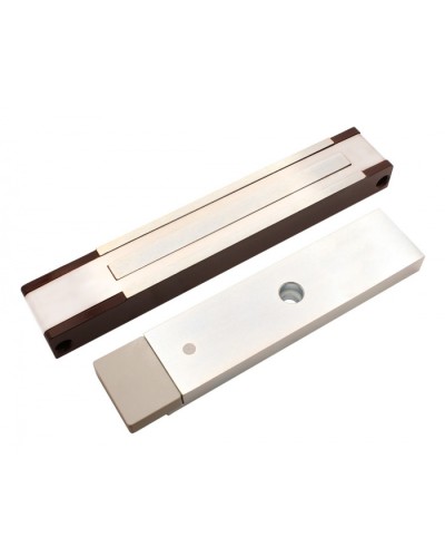 Электромагнитный замок с датчиком состояния двери ALeko ALM-300P (24В коричневый) в Балашихе Электромагнитные замки Pintop.ru