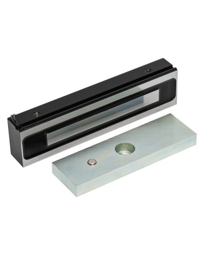 Электромагнитный замок AccordTec ML-200K-3 Premium Black с планкой в Балашихе Электромагнитные замки Pintop.ru