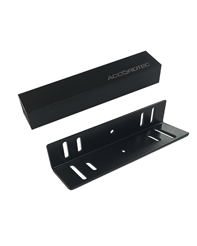 Электромагнитный влагозащищенный замок премиум-класса AccordTec ML-200K Premium Black с уголком в Балашихе Электромагнитные замки Pintop.ru