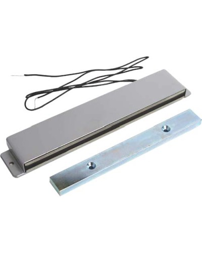 Замок электромагнитный миниатюрный Aler AL-80FU (24 В, серый) в Балашихе Электромагнитные замки Pintop.ru