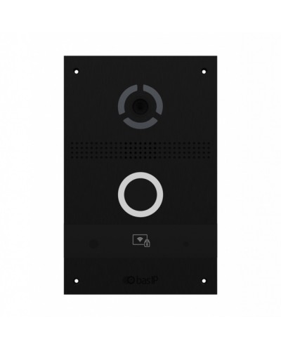 Панель вызывная индивидуальная BAS-IP AV-08FB BLACK в Балашихе Вызывные видеопанели малоабонентные Pintop.ru