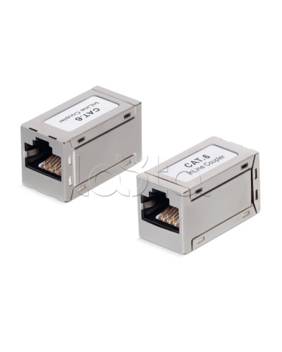 Проходной адаптер RJ45-RJ45 Cabeus (CA-8P8C-C6-SH) в Балашихе Коннекторы Pintop.ru