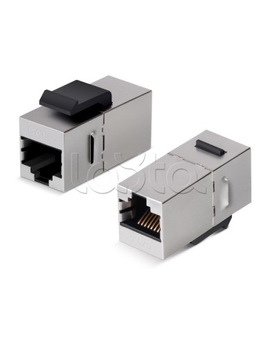 Проходной адаптер Keystone RJ45-RJ45 Cabeus (CA-KJ-8P8C-C6-SH) в Балашихе Коннекторы Pintop.ru