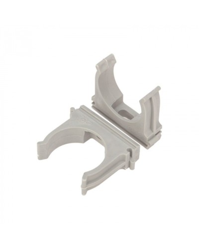 Крепеж-клипса для труб д.16мм, цвет серый Cabeus (CF16-GY) в Балашихе Держатели, клипсы, скобы Pintop.ru