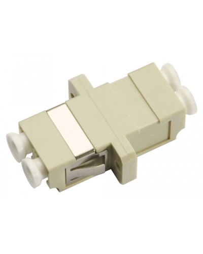Соединитель проходной LC-LC duplex, MM(для многомодового кабеля) Cabeus DLC-DLC-MM в Балашихе Проходные адаптеры и розетки оптические Pintop.ru