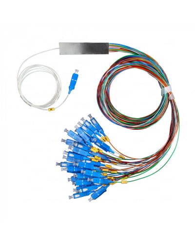 Разветвитель план 1х8 окон SC/UPC 9/125 вывод 1,5м буфер 0.9мм 1260/1650 Cabeus (FCT-PLC-1/8-9-SC/U-1.5-0.9) в Балашихе Оптические разветвители (сплиттеры) Pintop.ru