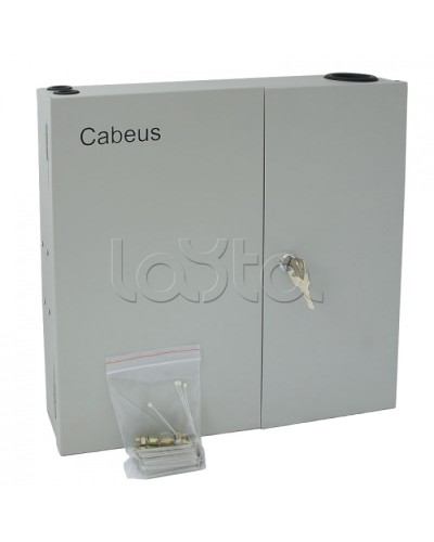 Бокс оптический настенный 19 на 8 SC/2xLC порта Cabeus FO-WL-8SC-K в Балашихе Кросс оптический Pintop.ru