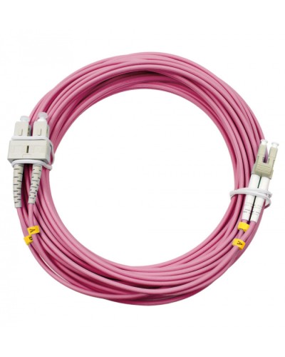 Шнур оптический duplex LC-SC 50/125 mm OM4 10м LSZH Cabeus FOP-50-OM4-LC-SC-10m в Балашихе Патч-корды оптические Pintop.ru