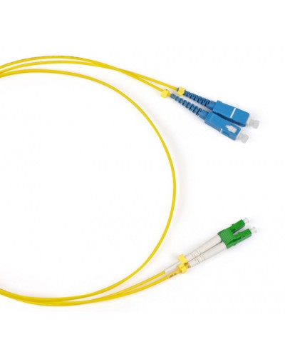 Шнур оптический duplex LC/APC-SC/UPC 9/125 sm 15м LSZH Cabeus FOP(d)-9-LC/APC-SC/UPC-15m в Балашихе Патч-корды оптические Pintop.ru