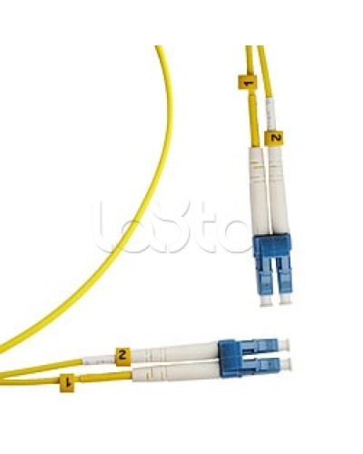 Шнур оптический SM 9/125 duplex LC/LC (15 м) Cabeus FOP(D)-9-LC-LC-15M в Балашихе Патч-корды оптические Pintop.ru