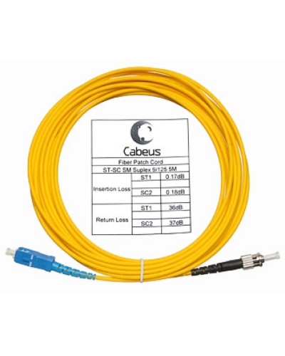 Шнур оптический simplex LC/APC-FC/UPC 9/125 sm 10м LSZH Cabeus FOP(s)-9-LC/APC-FC/UPC-10m в Балашихе Патч-корды оптические Pintop.ru