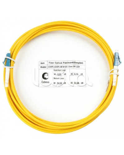 Шнур оптический simplex LC-LC 9/125 sm 20м LSZH Cabeus FOP(s)-9-LC-LC-20m в Балашихе Патч-корды оптические Pintop.ru