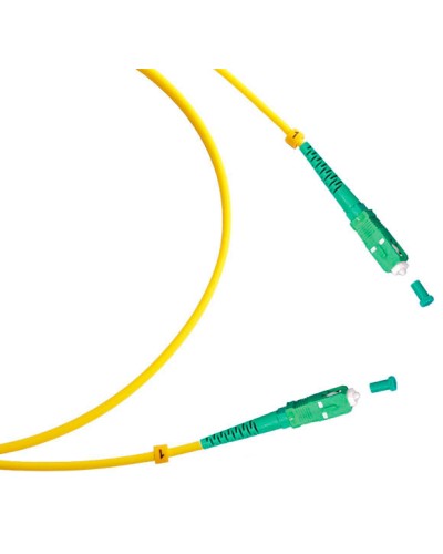 Шнур оптический simplex SC/APC-SC/APC 9/125 sm 7м LSZH Cabeus FOP(s)-9-SC/APC-SC/APC-7m в Балашихе Патч-корды оптические Pintop.ru