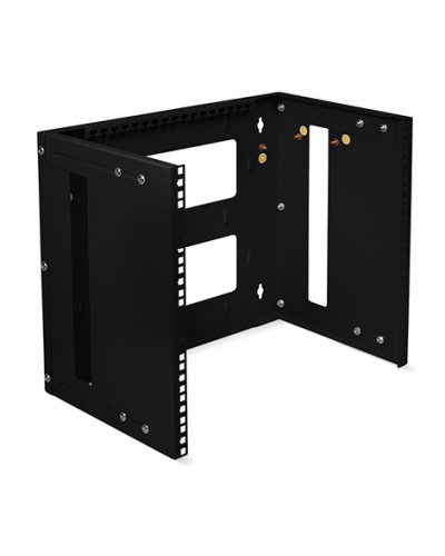 Кронштейн настенный 19 9U, цвет черный Cabeus NC-9U-BK в Балашихе Аксессуары для стоек и шкафов Pintop.ru