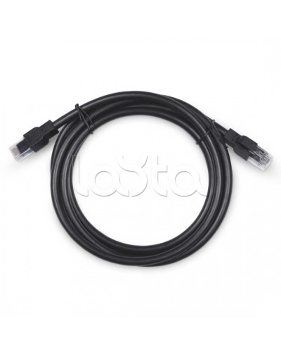 Патч-корд U/UTP, категория 6a, 2xRJ45/8p8c, неэкран. армир. гофр. стальной лентой, черный, РЕ, внешний, 5м Cabeus PC-ARM-UTP-RJ45-Cat.6a-5m-PE в Балашихе Патчкорды (медные) Pintop.ru