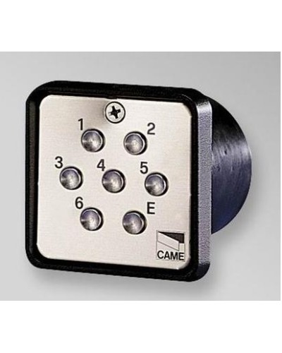 Клавиатура кодонаборная 7-кнопочная, встраиваемая Came 001S6000 в Балашихе Запчасти для шлагбаумов и автоматики Pintop.ru