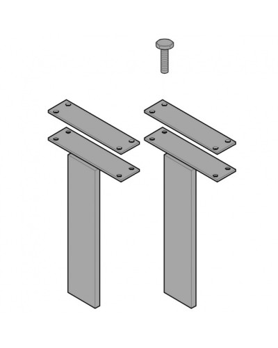 Кронштейны крепления створок C003 Came 119RICX014 в Балашихе Запчасти для шлагбаумов и автоматики Pintop.ru