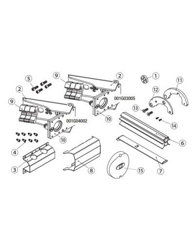 Рычаги F500 без крепления Came 119RID185 в Балашихе Запчасти для шлагбаумов и автоматики Pintop.ru