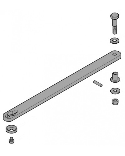 Рычаг прямой с креплением F7024N Came 119RID292 в Балашихе Запчасти для шлагбаумов и автоматики Pintop.ru