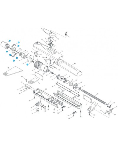 Крышка кожуха винта OPP001 Came 119RID416 в Балашихе Запчасти для шлагбаумов и автоматики Pintop.ru