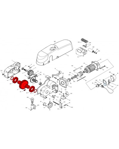 Электродвигатель E300 Came 119RIE136 в Балашихе Запчасти для шлагбаумов и автоматики Pintop.ru