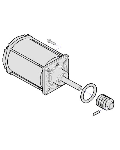 Электродвигатель G12000 в сборе Came 119RIG101 в Балашихе Запчасти для шлагбаумов и автоматики Pintop.ru