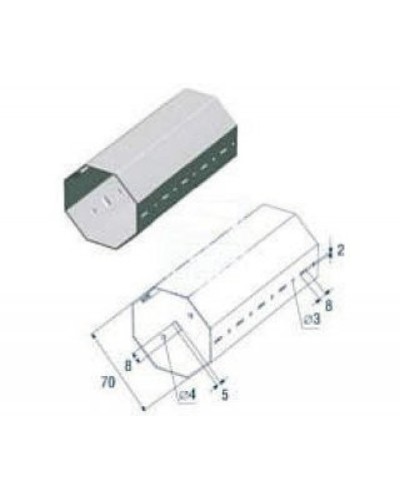 Выходной фланец G12000 Came 119RIG112 в Балашихе Запчасти для шлагбаумов и автоматики Pintop.ru