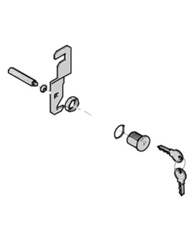 Замок дверцы G4040 G4041 Came 119RIG176 в Балашихе Запчасти для шлагбаумов и автоматики Pintop.ru