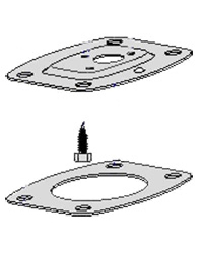 Монтажное основание стойки с анкерами DIR-L DIR-LNCame 119RIR146 в Балашихе Запчасти для шлагбаумов и автоматики Pintop.ru