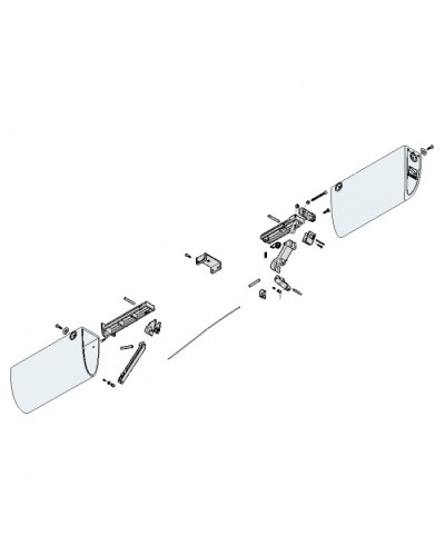 Заглушки боковые профиля безопасности DF Came 119RIR225 в Балашихе Запчасти для шлагбаумов и автоматики Pintop.ru