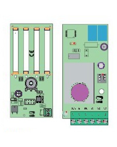 Плата RX DIW01 DBC01 Came 119RIR252 в Балашихе Запчасти для шлагбаумов и автоматики Pintop.ru