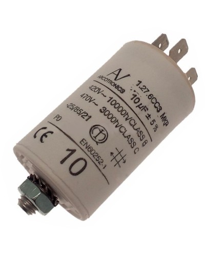 Конденсатор 10 мкФ с гибкими выводами для приводов CAME ATI CAME 119RIR295 в Балашихе Запчасти для шлагбаумов и автоматики Pintop.ru